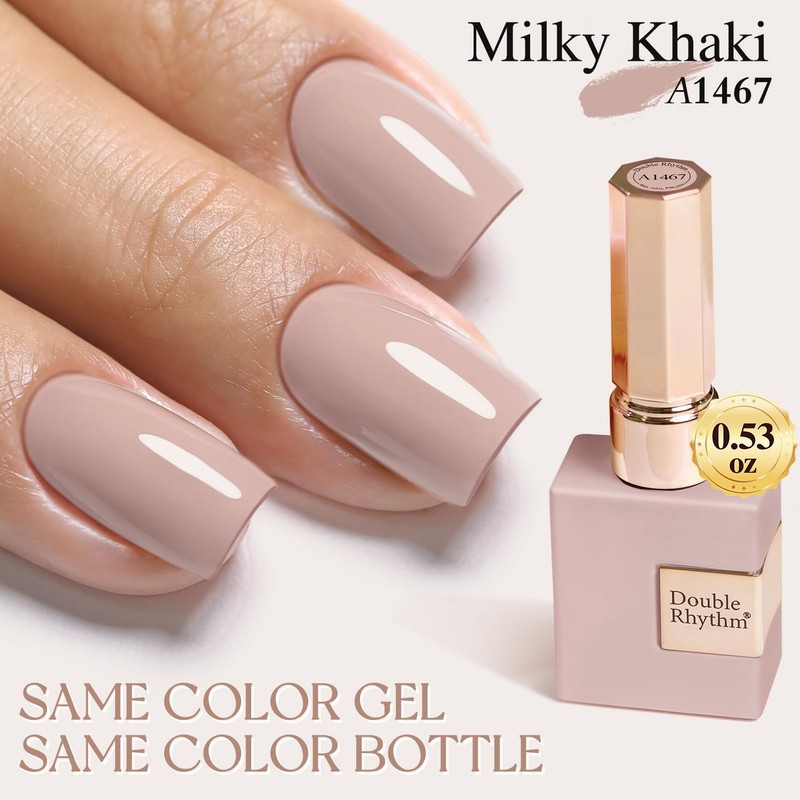 Double Rhythm 15ML Gel Polish Pure Sheer Same Color Same