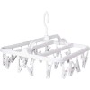 Annaklin Foldable Clip Hangers with 26 Drying Clips, Underwear Hanger