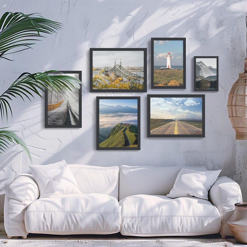 Fisnish 24x30 Poster Frame, Black 24 x 30 Frame for