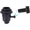 4 Pack On/Off Replacement Light Lamp Turn Switch Knobs, Black