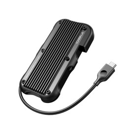 ineo M.2 NVMe (PCIe) USB 3.2 Gen 2 Tipo C Resistente, Impermeable, a Prueba de Golpes, Carcasa de Aluminio SSD [C2594-NVME]