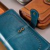 FUNSEED Rfid Wallet for Women, Elegant Long Thin Multi Card