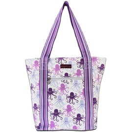 Bungalow 360 Striped Tote (Octopus)