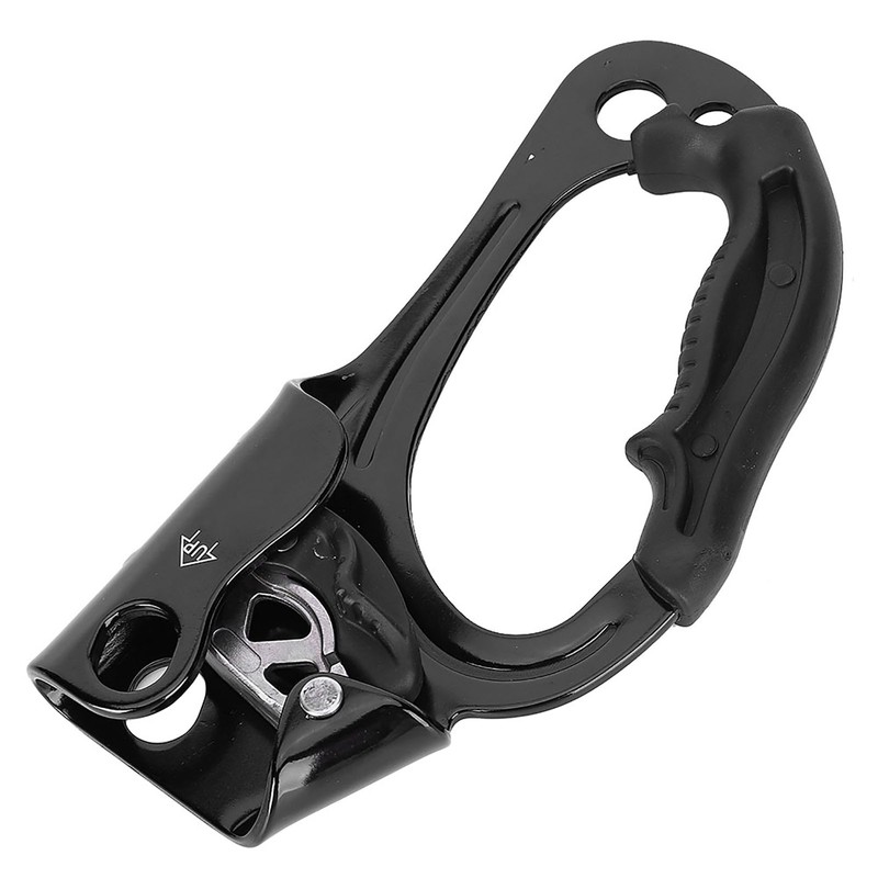 Outdoor Mountaineering Climbing Left Hand Rappelling Gear Equipment Rope Clamp