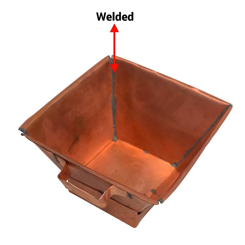 OM SHRI OM Heavy Duty Copper Hawan Kund Traditional Indian