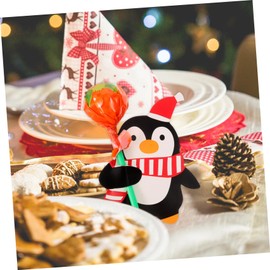 Ciieeo 150pcs Christmas Decoration Card Christmas Lollipop Holder Candy Lollipop Packaging Card Candy Decoration Candy Packing Cards Lollipop Decor Christmas Stocking Stuffers Paper