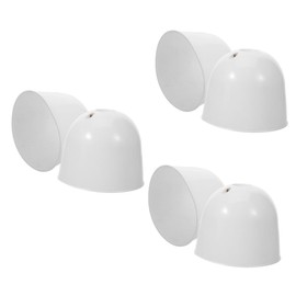 ABOOFAN 3sets Ceiling Fan Accessories Plastic Fan Bottom Canopy Ceiling Parts Home Decoration 2pcs*3