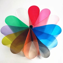 TOTiyea 14 Pieces 11IN x 8.5IN Colored Overlays for Dyslexia, Dyslexia Reading Sheets, Colored Transparency Sheets for Early Readers, Dyslexia Tools 丨School Supplies