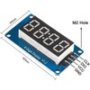 DUBEUYEW Display Module TM1637 0.36'' 4-Digit 7 Segment 4 Bits