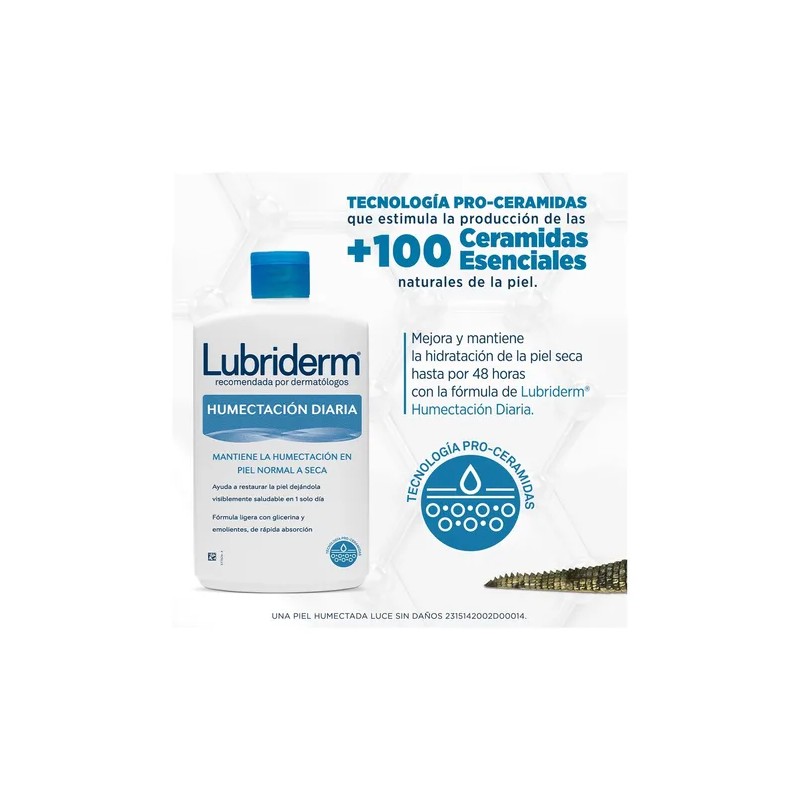 Crema Corporal Lubriderm Humectación Diaria 400ml