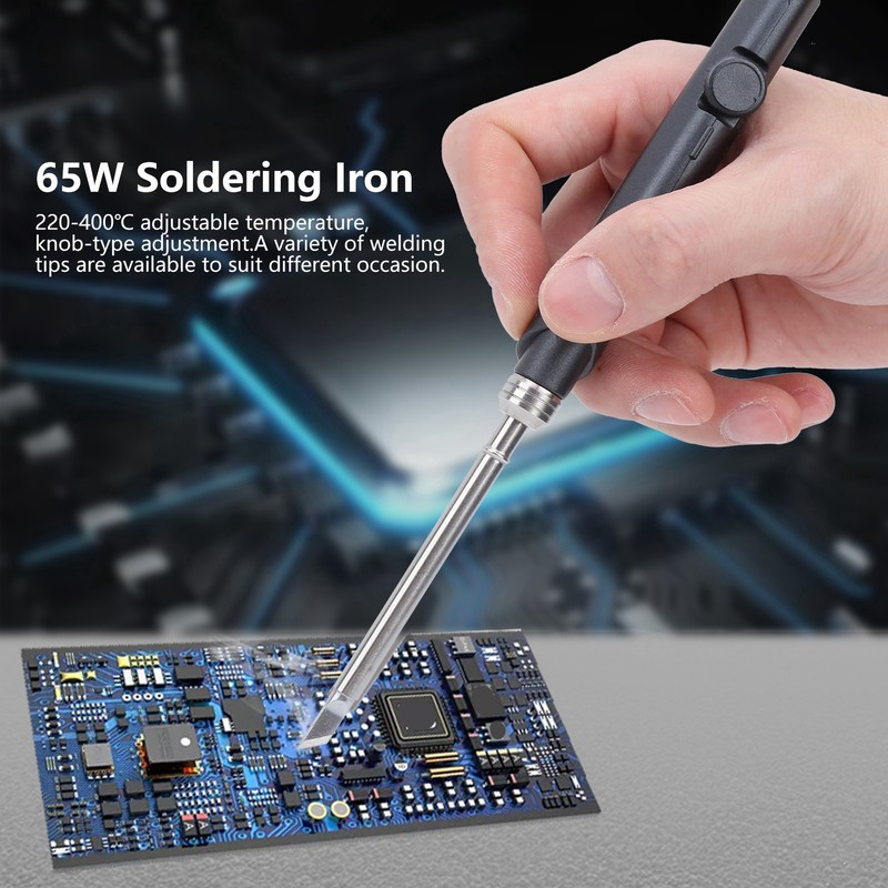 SH72 65W 12‑24V Electric Soldering Iron Adjustable Temperature Welding Tools