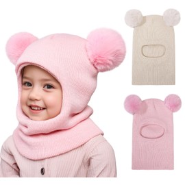 Kids Winter Hat Scarf, Baby Toddler Winter Hat Boys Girls Beanies for Kids Knit Warm Beanie hat 1-6T