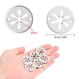 Nivofu 20 pcs 30mm Car Heat Shield Clips, Underbody Heat Shield Fasteners, Motor Cover Heat Protection Plate