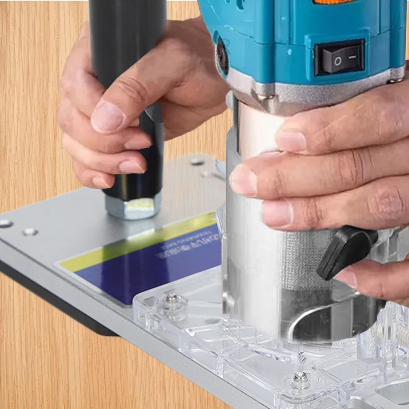 Woodworking Trimmer Router Base Plastic Transparent Standard Professional Woodworking Trimmer