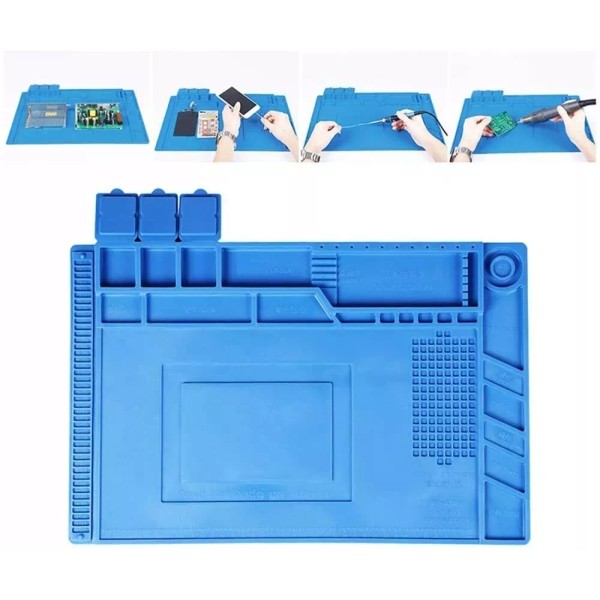 Unbranded Station Soldering Mat Anti-Static Heat-Resistant Magnetic Multi-Purpose Phone