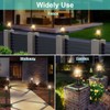 Solar Post Lights, 3000K Dusk to Dawn Solar Lamp Post