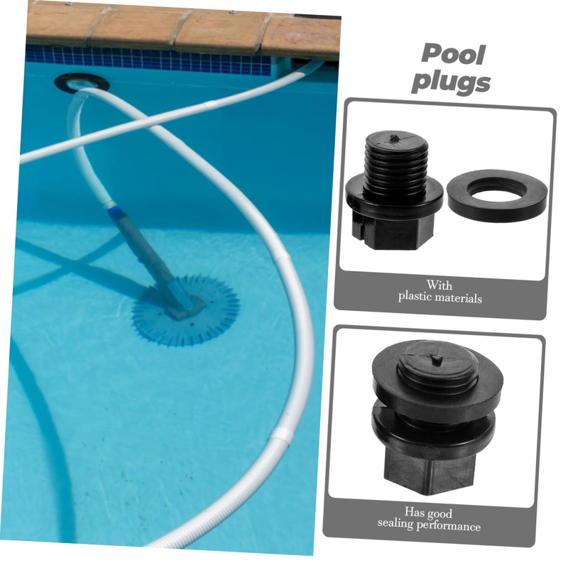 ORFOFE 2 Sets Pool Pump Plug Pool Plugs Pool Pump