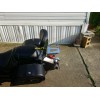 JMei Sissy Bar Backrest with Luggage Rack For Kawasaki Vulcan