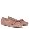 Vionic Women's Tilly Ballet Flat, Cinder Rose Metallic Leather, 11