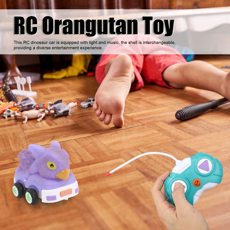 Remote Control Dinosaur Car Multi Functional Safety Anti Collision RC