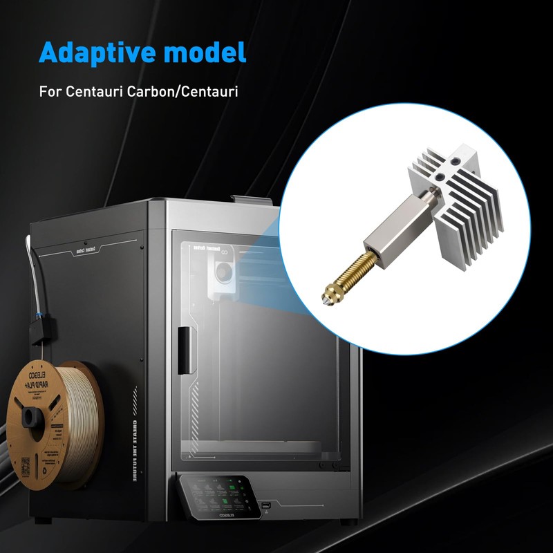 olzzdda Upgrade Ceramic nozzles for Elegoo Centauri Carbon Hotend Print