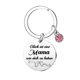 Ghloyza Mum Keyring From Daughter Son Mum Mum Mothers Birthday Christmas Gifts Happiness Is A Mother Like You To Have Keyring Gifts, silver