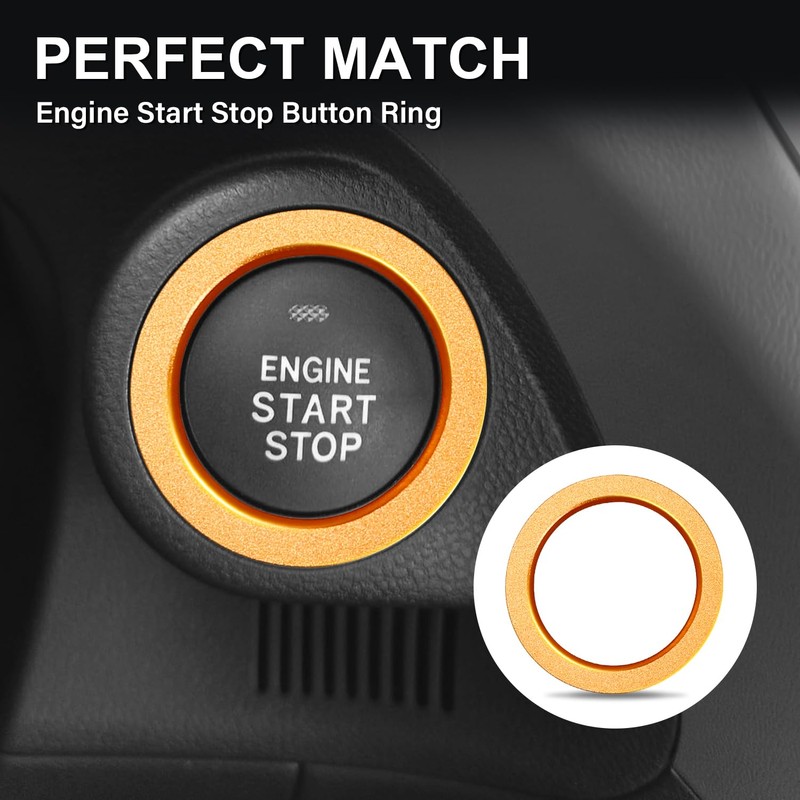 4Pcs Knob Cover for Subaru Crosstrek Impreza 2024-2026 Accessories, 2025-2026