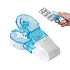 2 Pcs Portable Pill Taker Remover, No Touch Easy Pill Out, Portable Tablet Dispenser