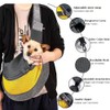 Pet Dog Sling Carrier, Breathable Mesh Hand Free Adjustable Travel