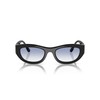 Vogue Eyewear Woman Sunglasses Black Frame, Clear Gradient Light Blue