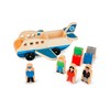 vic_space1 Airplane Play Set 4 Figures Suitcases Classic Wooden Toys