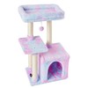 FISH&NAP Cute Cat Tree Kitten Cat Tower for Indoor Cat