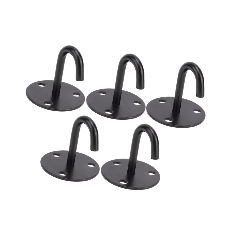 5Pcs Heavy Duty Fixed Pad Eye Plate Thickened Black 304