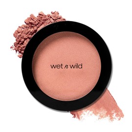 Wet n Wild Colorete Color Icon Rosa Nacarado 0.21 oz – Rubor Compacto de Alta Pigmentación, Acabado Luminoso y Natural, Larga Duración, Vegano y Cruelty Free