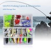 Docooler 73/101 /132/232 Pcs Fishing Lures Mixed Hard Baits Soft
