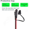 YETOR 10AWG SAE to EC5 Connector Extension Cable,with 15A Protection