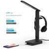 Drevet LED Desk Lamp with Headphone Stand, Desk Light with
