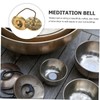 Levemolo Crash Cymbals Tibetan Bells for Yoga Meditation Durable Percussion
