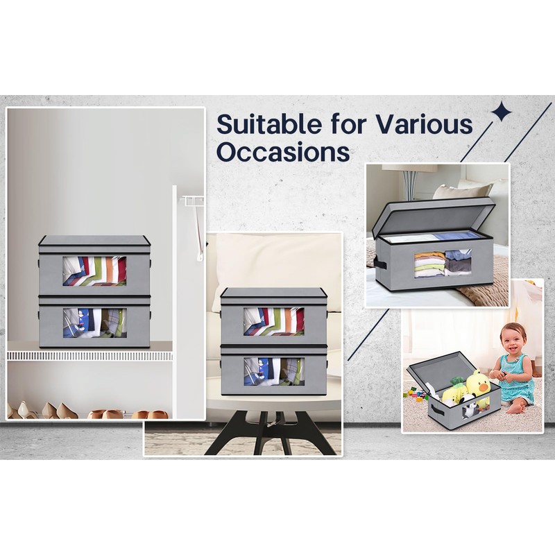 SLEEPING LAMB Stackable Hat Organzier for Baseball Caps, 4 PCS