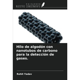 Hilo de algodón con nanotubos de carbono para la detección de gases.