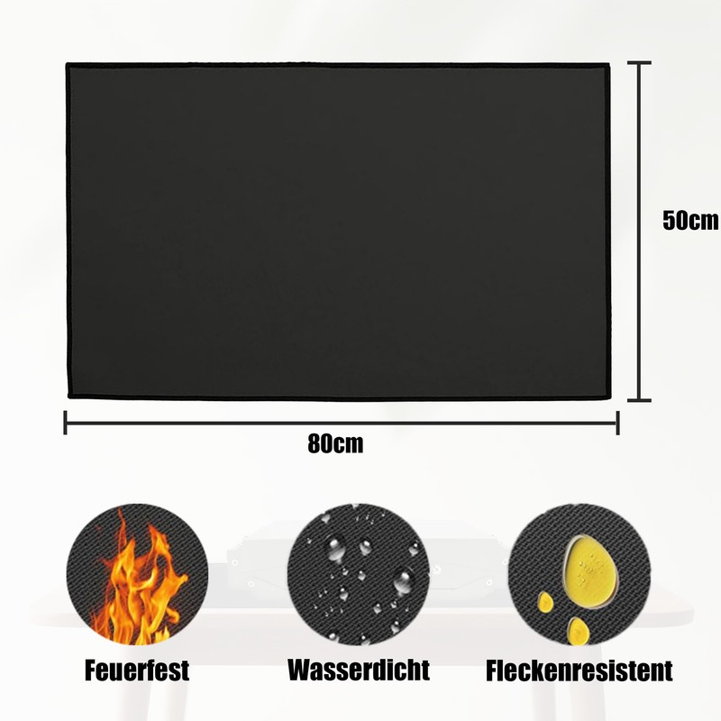 Charmline Fireproof Mat, Heat Resistant Mat, Fireproof & Waterproof Grill