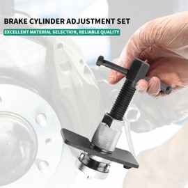 TKSE Car Brake Tool Set, Universal Disc Brake Pad Brake Caliper Separator Piston Winding Hand Tools, Motorcycle Brake Piston Reset Tool for Rplacement of Rear Brake Pads