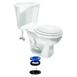 Fluidmaster Fluidmaster 7530 Universal Better Than Wax Toilet Seal, Wax-Free Toilet Bowl Gasket Fits Any Drain