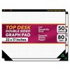 CADMUSPRO Top Desk Graph Paper Pad 22x17 Inch, 50 Sheets,