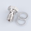 AC PERFORMANCE M14x1.5 Metric Stainless Steel 4 Holes Banjo Bolt