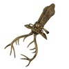 Home Decor Waterproof Bronzed Resin Animal Hanging Sculpture Sunscreen Animal