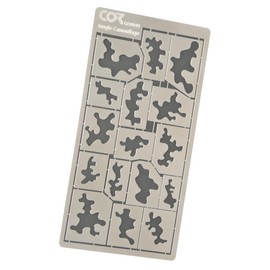 UME-STAR Painting Template Plastic Model Digital Camo Stencil Sheet Model Airbrush Texture (TypeD)