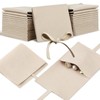 40 Pcs Microfiber Jewelry Pouch 8x8 cm Jewelry Packaging Bag