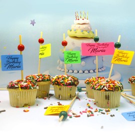 8-1/2 x 11" Neon Color High Light Fluorescent Labels for Laser & Inkjet Printer (Pink Fluorescent, 1" x 2-5/8" - 30 Per Page | 1500 Labels)