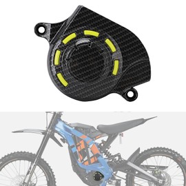 IUVWISN Motorcycle Enclosed Engine Covers for Surron Sur Ron Light Bee X/S/L1E Segway X260 X160 Electric Dirt Bike,Carbon Fiber Texture,PP Material